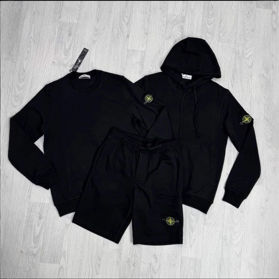 Stone Island Hoodies & Sweatshirts Crewneck sweatshirt with compass sleeve badge image 2