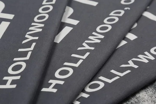 Gallery Dept Gallery Dept. Hollywood Long Sleeve Tee Charcoal Gray T-Shirts - 8
