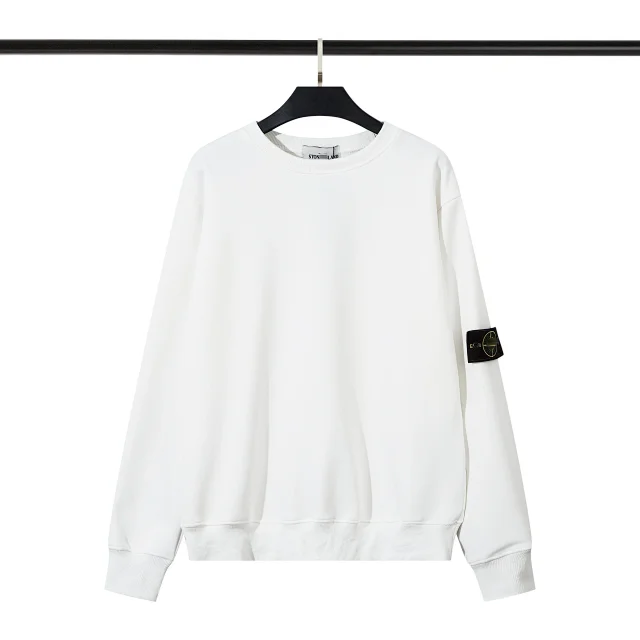 Stone Island Hoodies & Sweatshirts Crewneck sweatshirt with compass sleeve badge product detail image 32