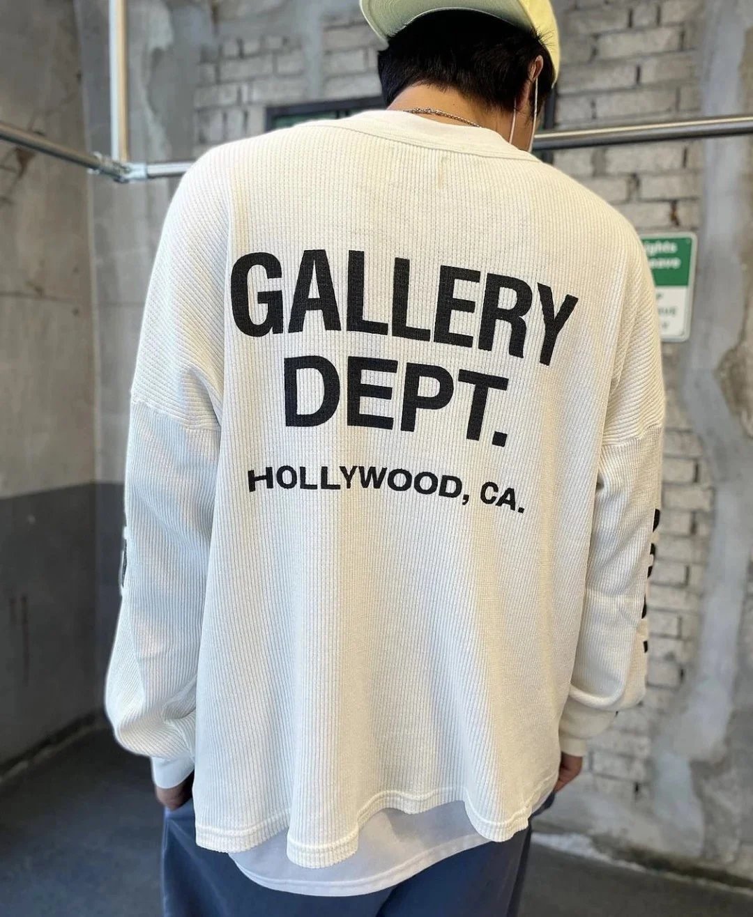 Dept Waffle Long Sleeve T-Shirt photo 5