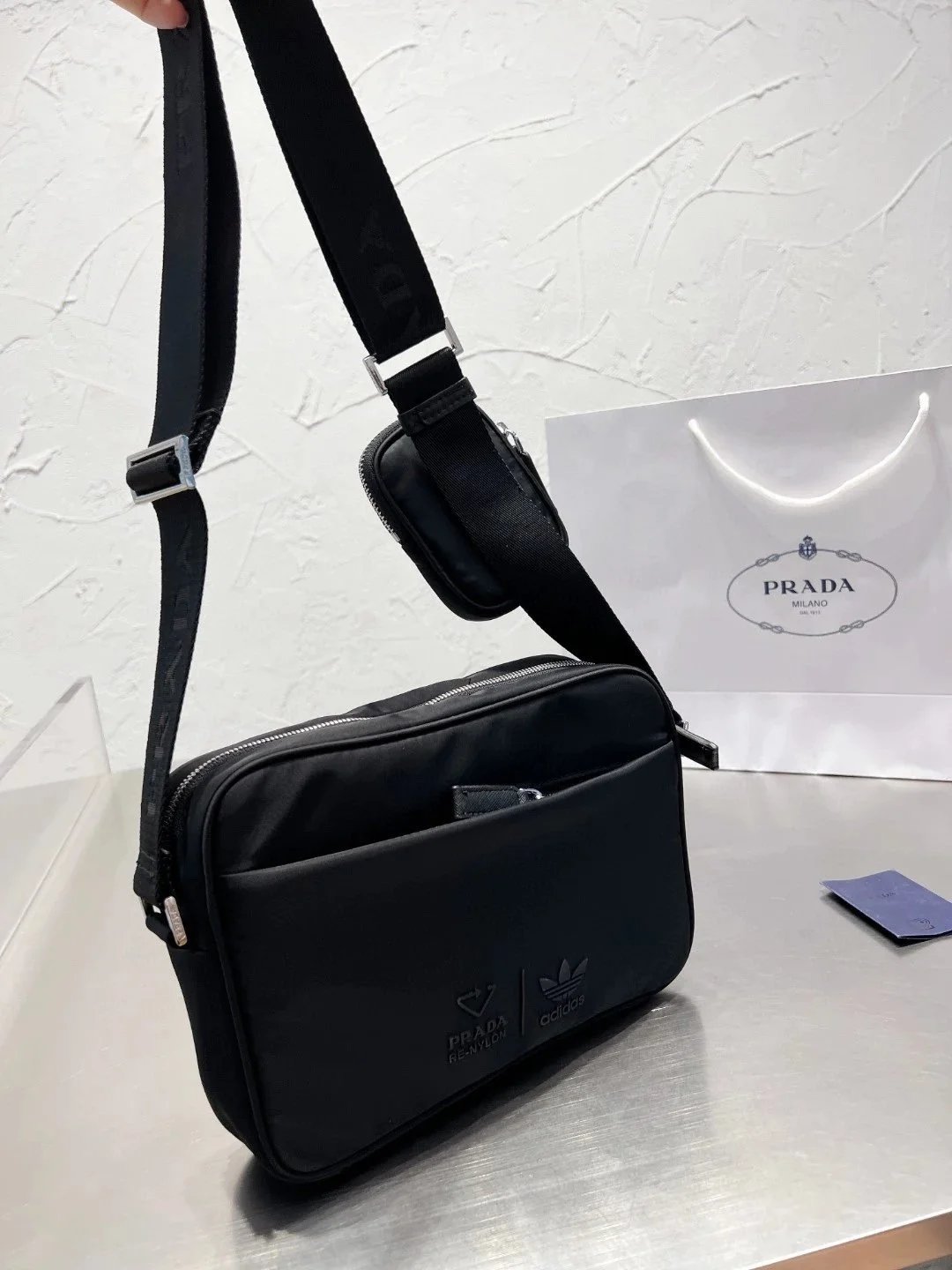 Prada Three Stripe Camera Bag photo 8