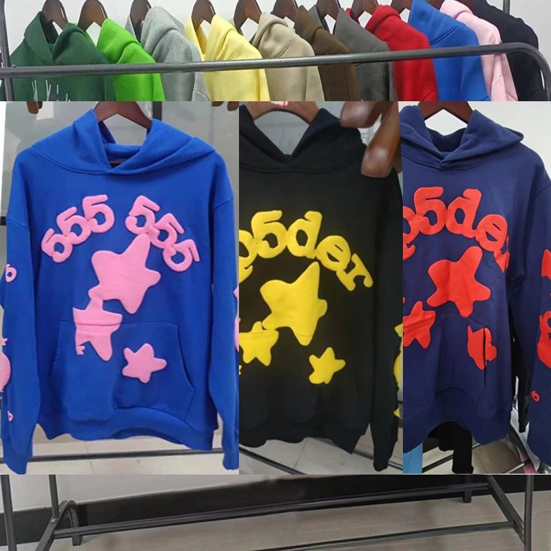 Spiderweb Hoodie Black White Graphic Streetwear