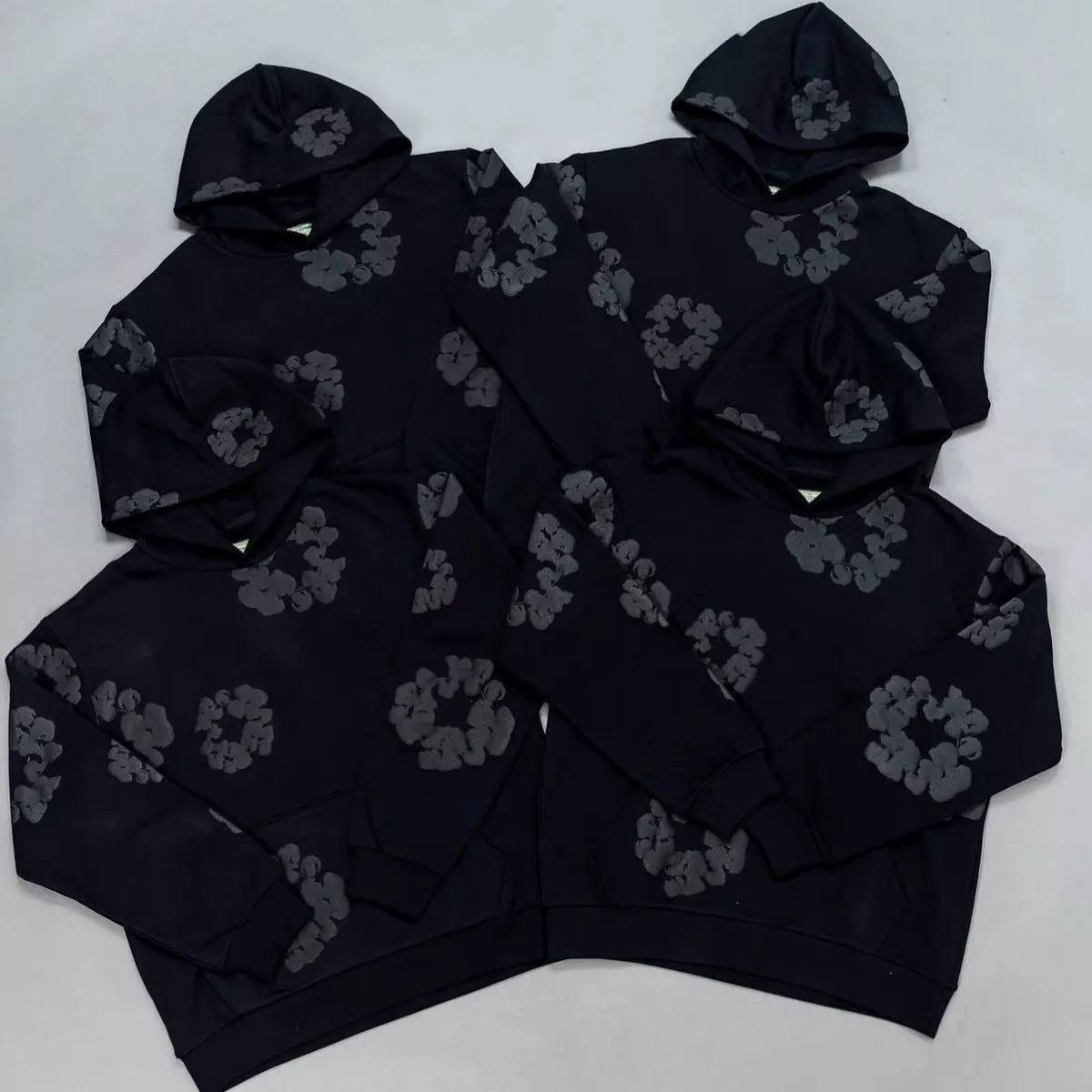 Foam Logo Black Hoodie Set photo 2