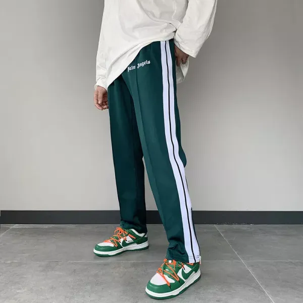 Palm Angels Track Pants Light Blue with White Side Stripe Pants - 20