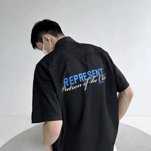 Represent Short-Sleeve Work Shirt Off-White - 8