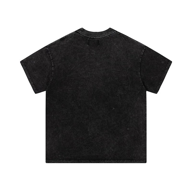 Represent Dinosaur Graphic Washed Black T-Shirt - 8