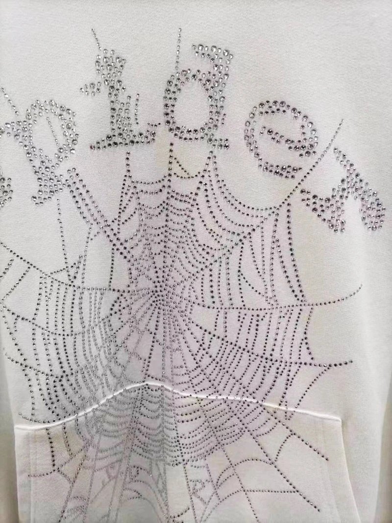 Spider! Hares The Alive Embellished Spiderweb Hoodie Purple - 25