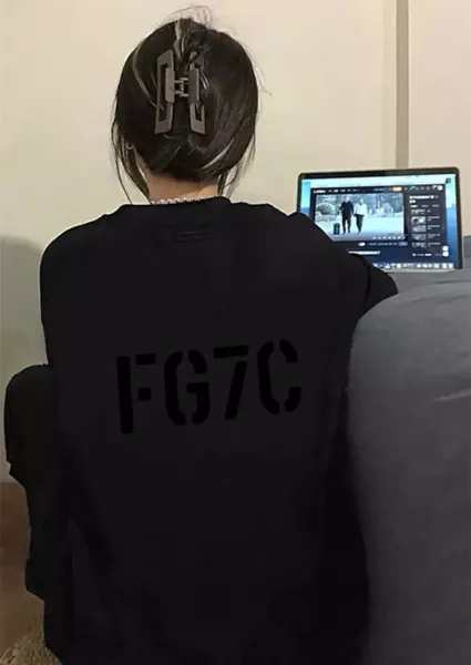 Fear of God Essentials FG7C Black Oversized T-Shirt - 18