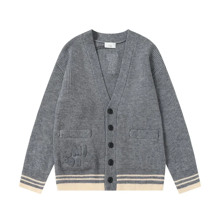 Love embroidered knitted sweater casual loose and versatile couple style(pic32) Love embroidered knitted sweater casual loose and versatile couple style