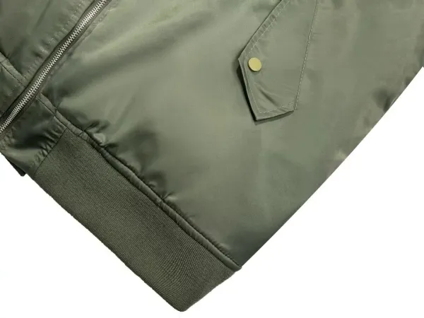 Stussy x CDG MA-1 Bomber Jacket Army Green Outerwear - 8