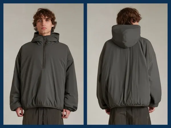 Unidentified Technical Hooded Windbreaker Olive Green Outerwear - 6