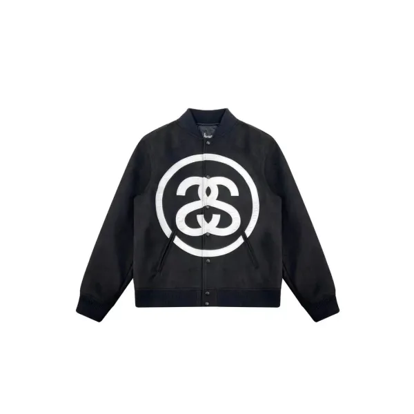 Gucci GG Logo Bomber Jacket Black Outerwear - 10