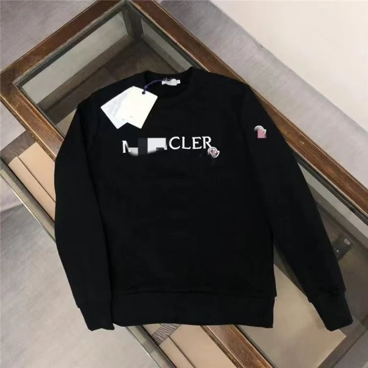 Embroidered Long Sleeve Crew Neck Sweatshirt