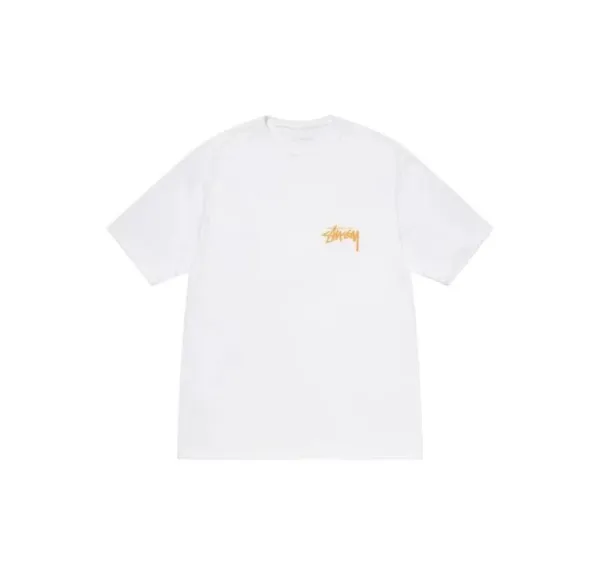 Stussy Surf Circle Graphic T-Shirt White - 5