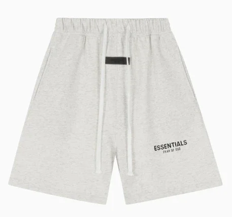 Front and back letter flocking summer trendy casual men's and women's short-sleeved shorts suit