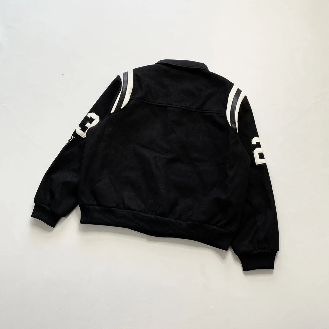 Stüssy 80 Varsity Jacket Black - 13