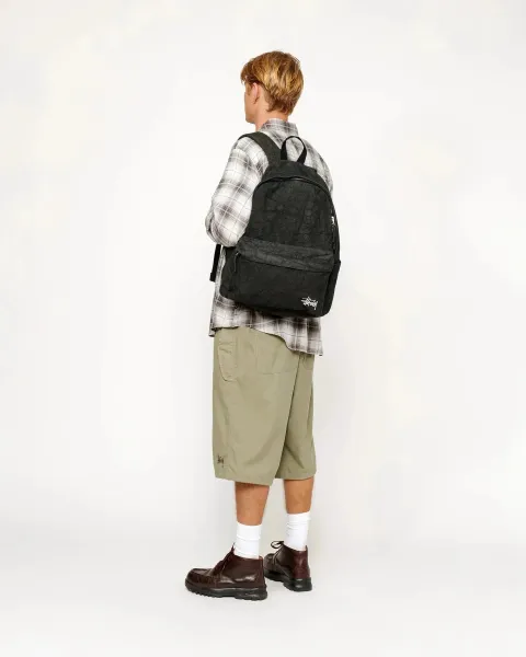 Stussy Mini Backpack Camo Print Casual Backpack - 17