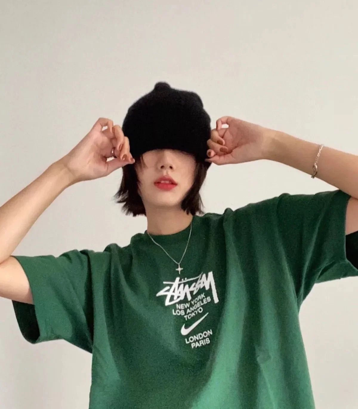 Stussy x Nike City Series Green T-Shirt - 11