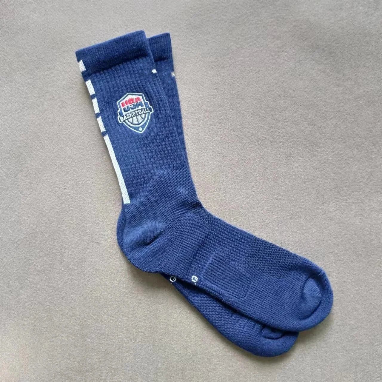 NBA Socks Crew Basketball with Terry Sole — Crew Terry Sole 5
