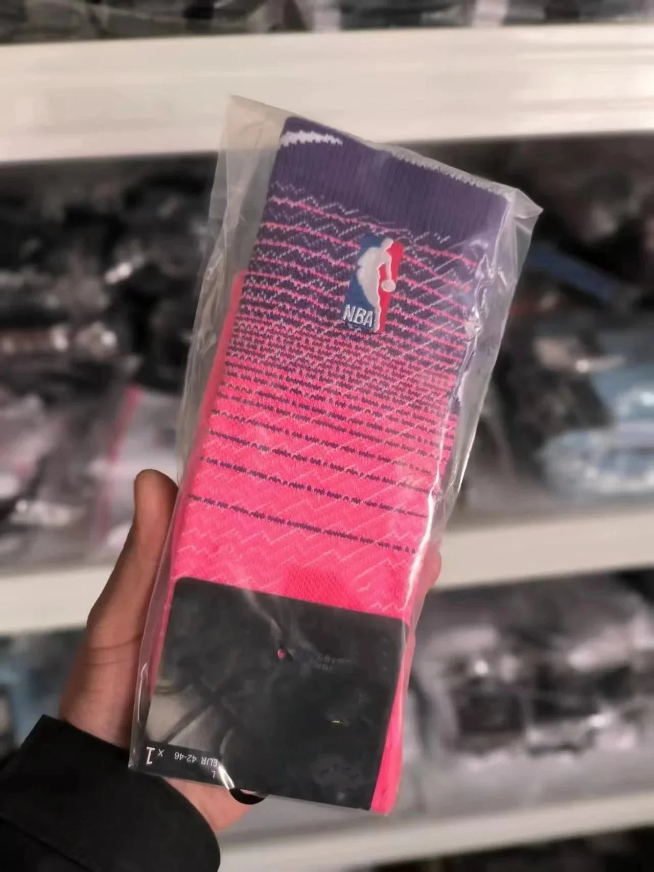 NBA Socks Crew Basketball with Terry Sole — Crew Terry Sole 19