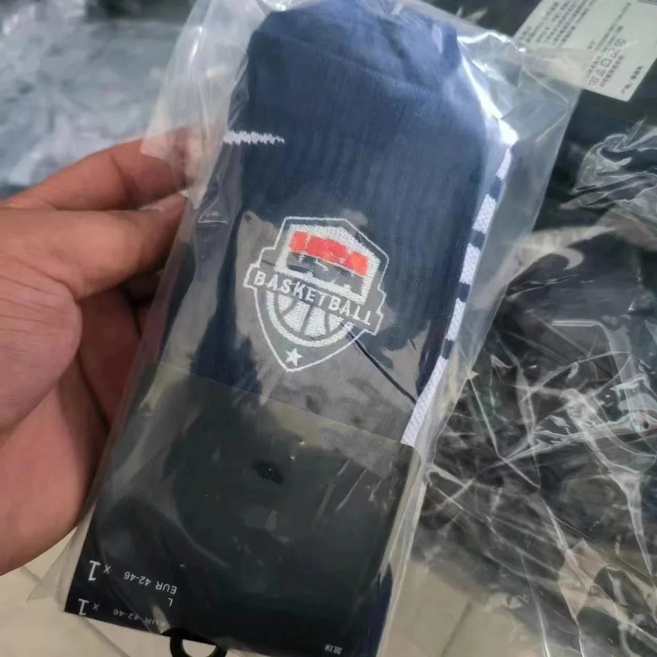 NBA Socks Crew Basketball with Terry Sole — Mid-Crew Terry Sole 8