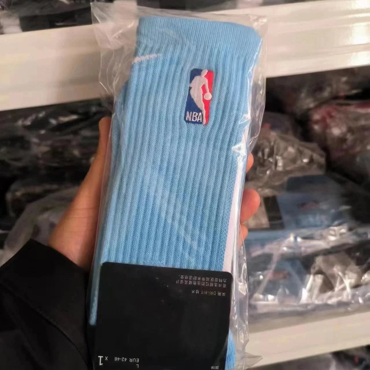 NBA Socks Crew Basketball with Terry Sole — Crew Terry Sole 22