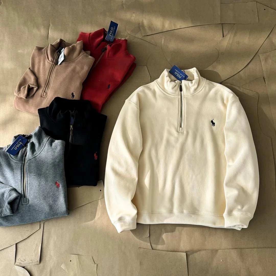 Ralph Lauren Half Zip Mockneck Hoodie Fleece photo 3