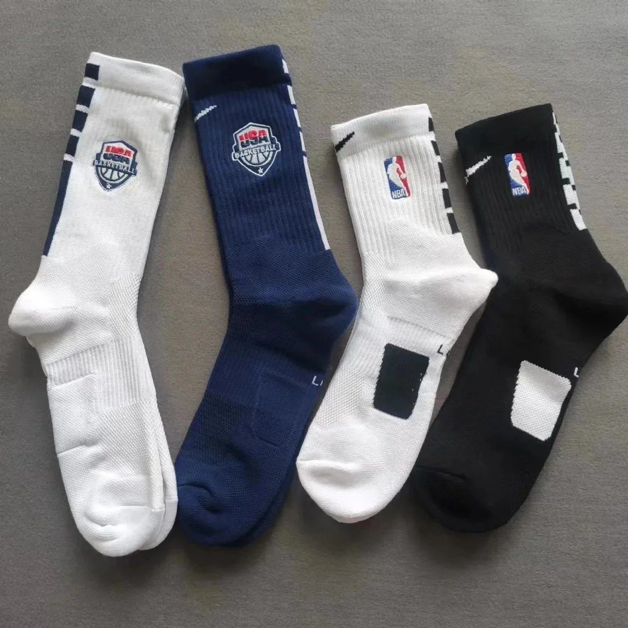 NBA Socks Crew Basketball with Terry Sole image 4