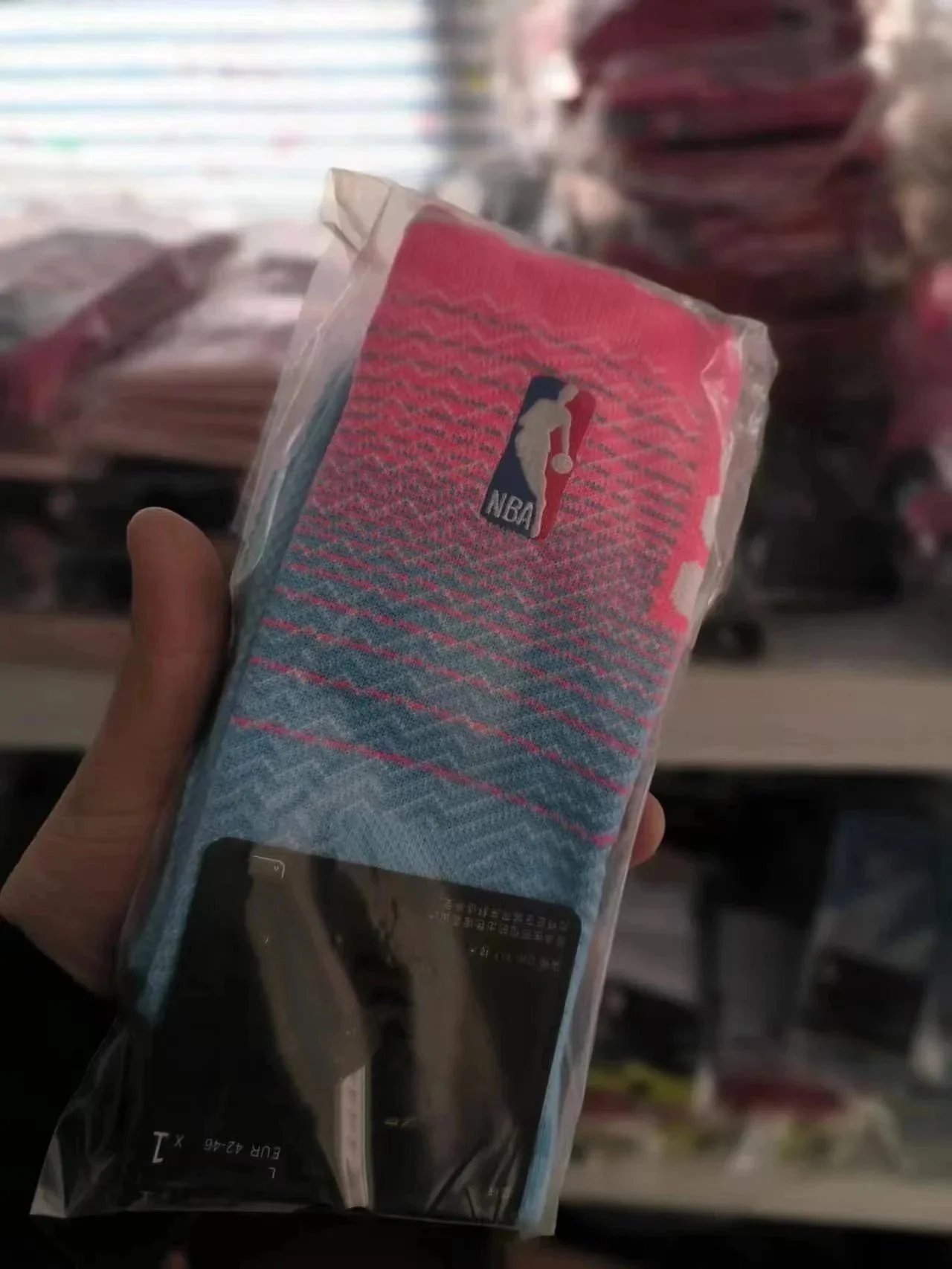 NBA Socks Crew Basketball with Terry Sole — Crew Terry Sole 21