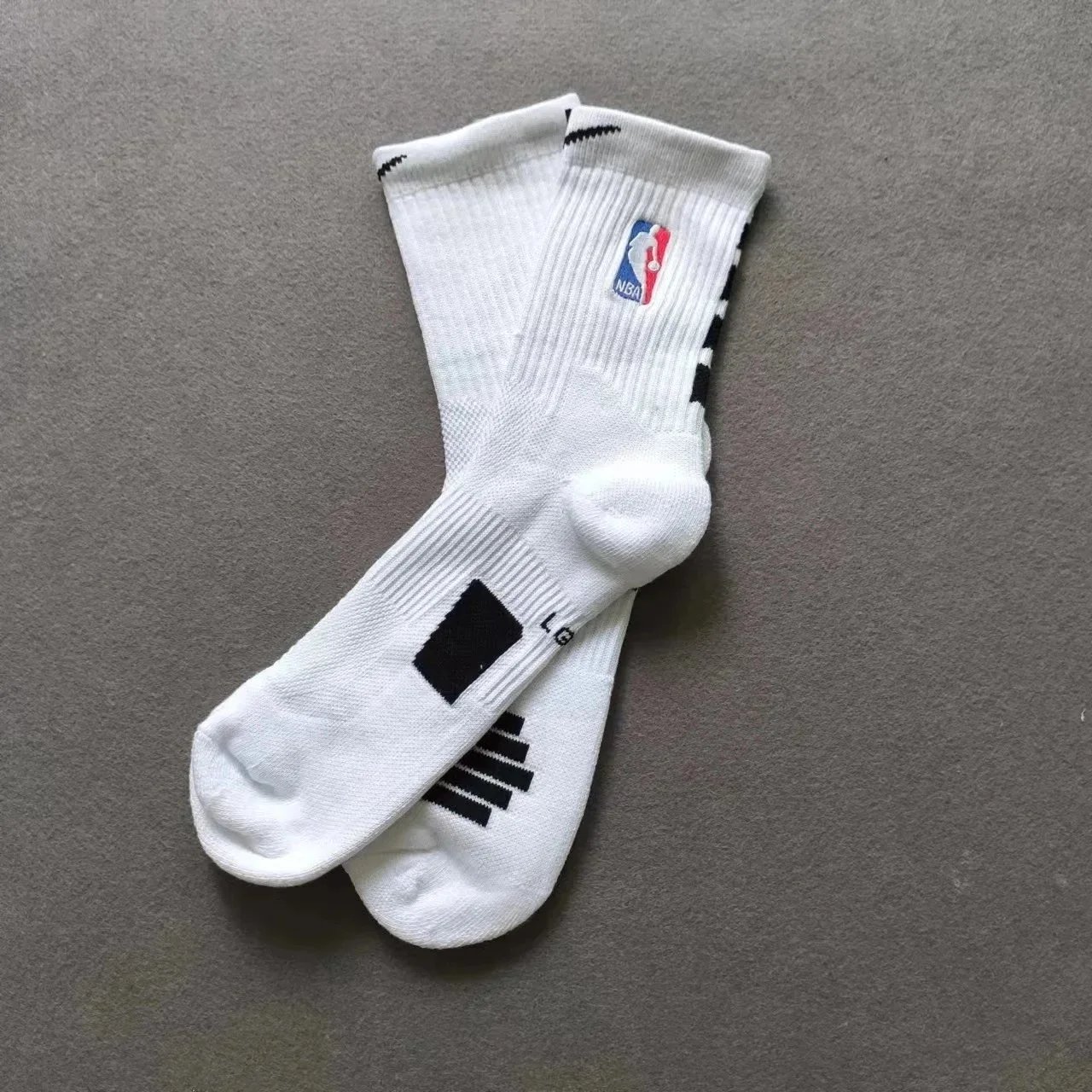 NBA Socks Crew Basketball with Terry Sole — Mid-Crew Terry Sole 1