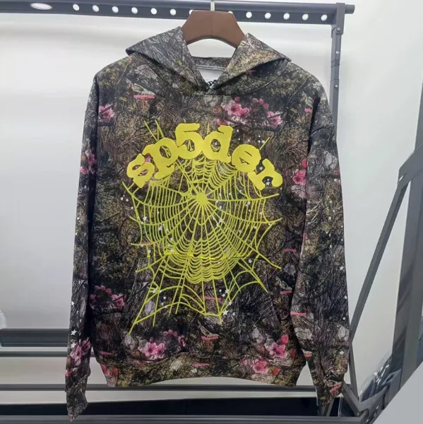 Gallery Dept Spider Web Floral Hoodie Multicolor - 1