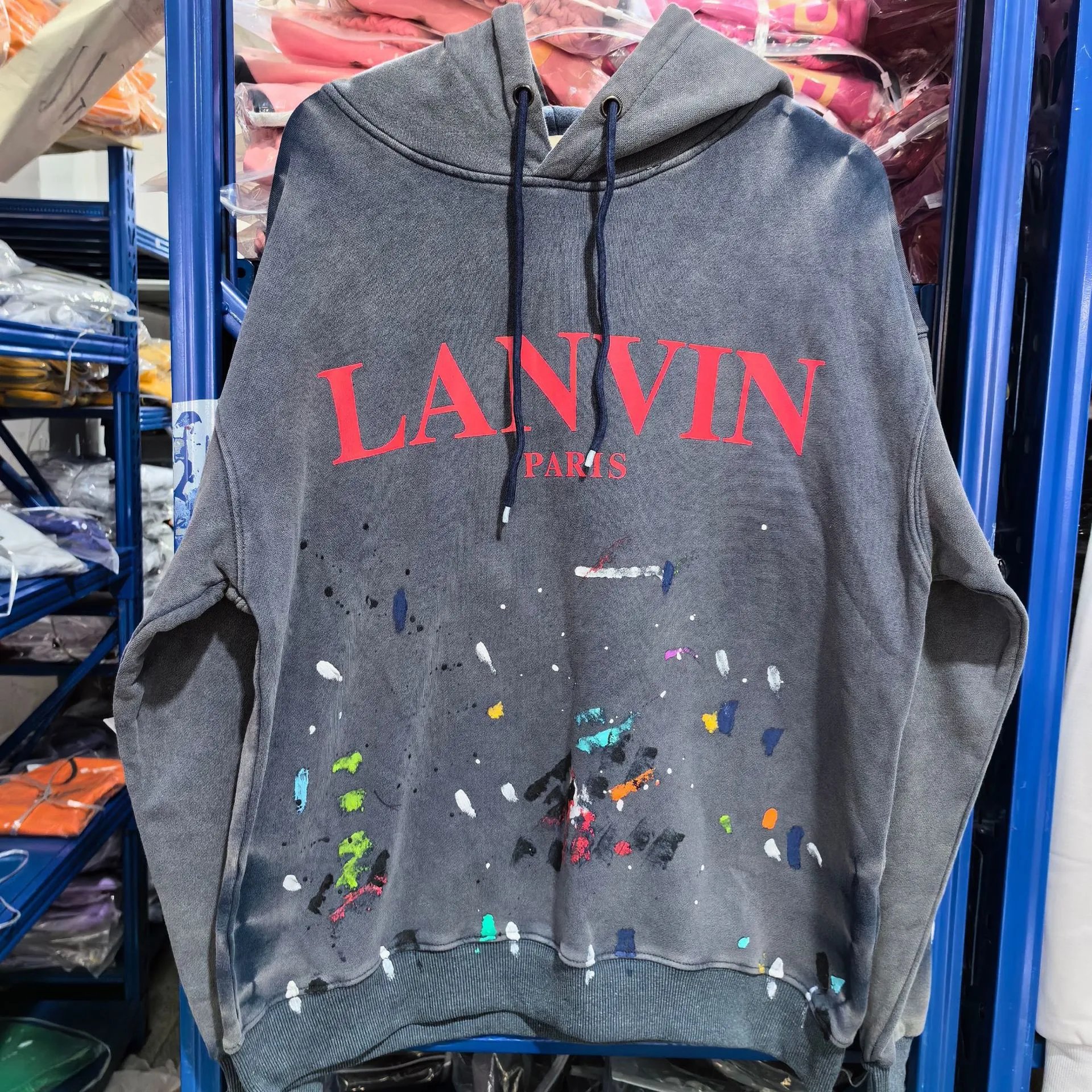 Gallery Dept. Washed Logo Hoodie photo 4