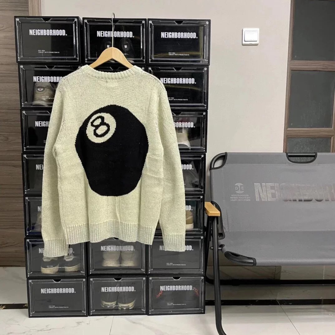 Stussy Dice Wool Crew Neck Sweater photo 7