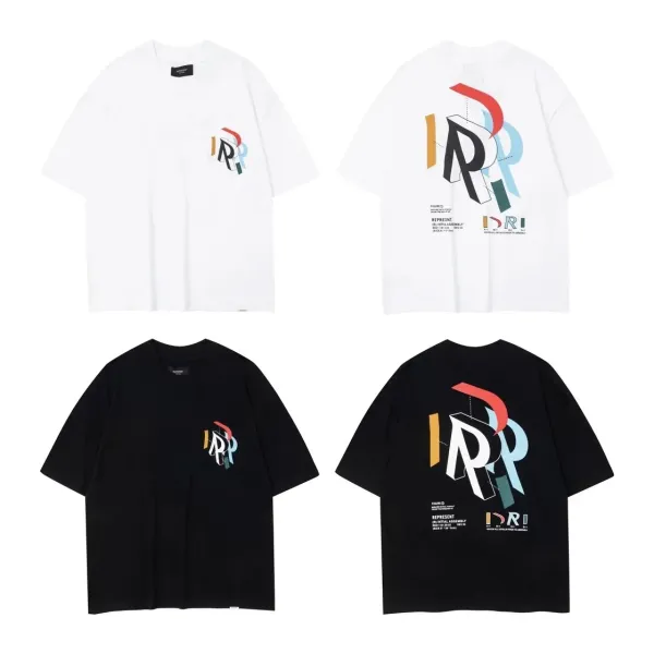 Represent Initial Assembly Black Graphic T-Shirt - 5