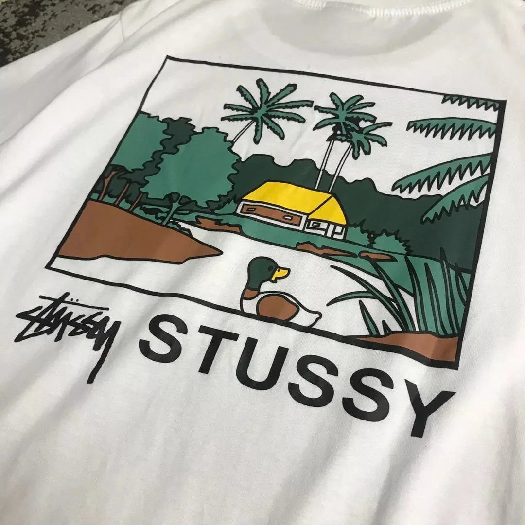 Stussy Pirate Coconut Tree T-Shirt
