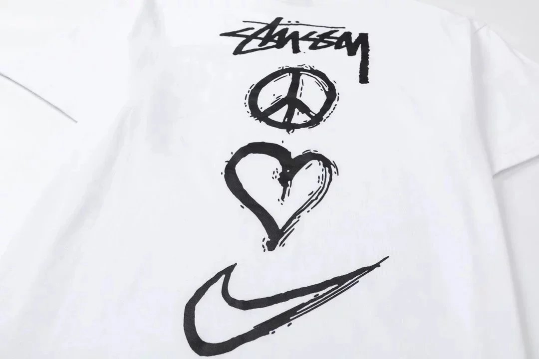 Stussy x Nike Hand-Drawn Print T-Shirt photo 5