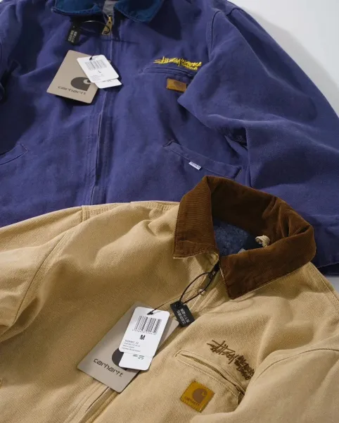 Carhartt WIP x Stüssy Chore Coat Purple Outerwear - 10