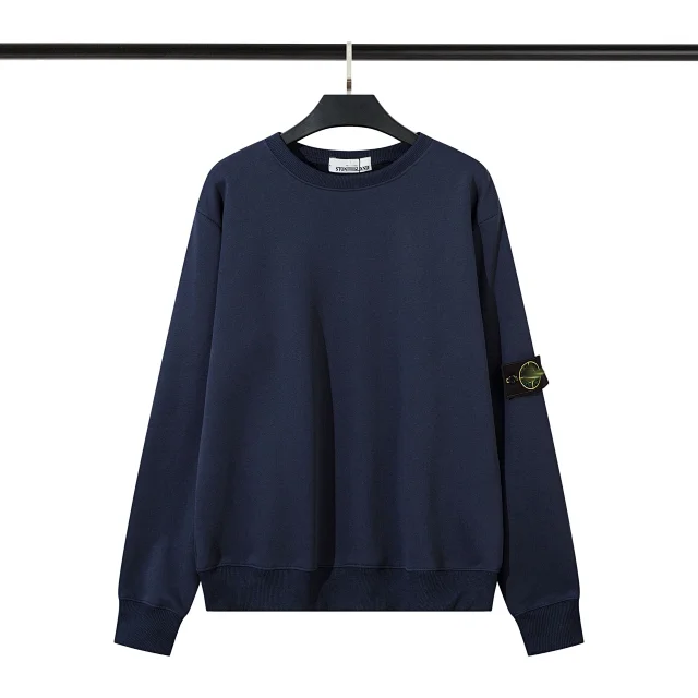 Stone Island Hoodies & Sweatshirts Crewneck sweatshirt with compass sleeve badge product detail image 30