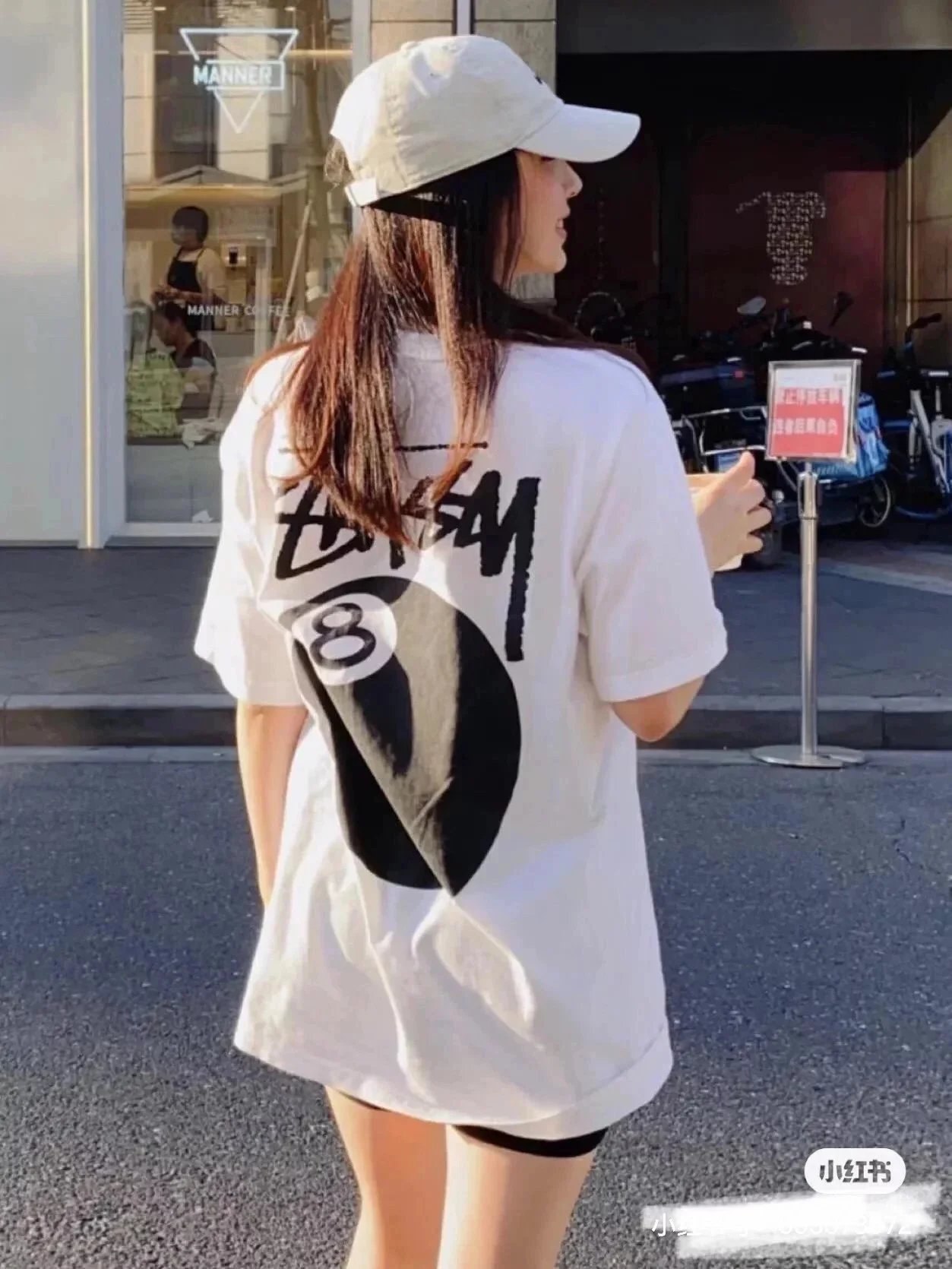 Stussy Black Logo T-Shirt photo 8