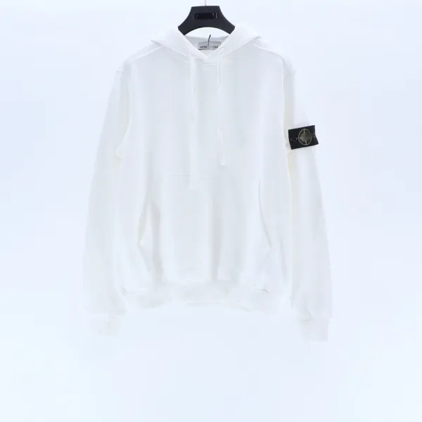 Stone Island Zip-Up Hoodie Dusty Rose Hoodie - 44