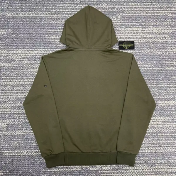 Stone Island Zip-Up Hoodie Mint Green Hoodie - 13