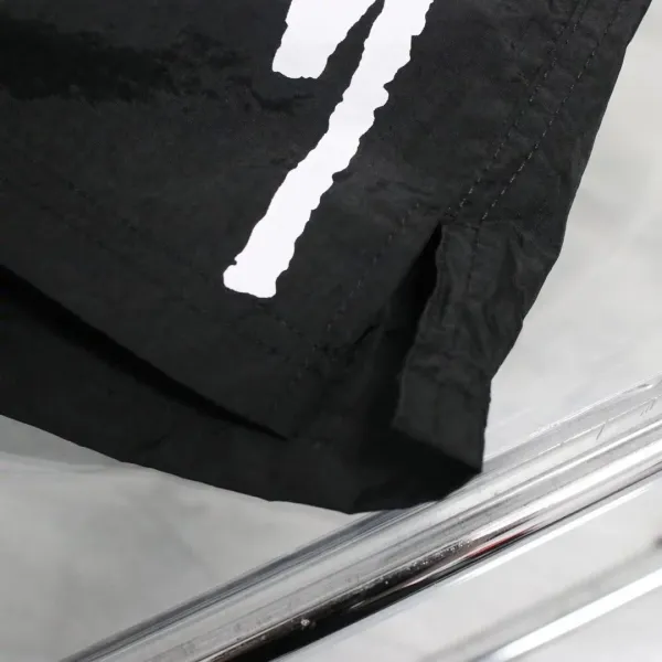 Stussy Logo Print Nylon Shorts Red - 9