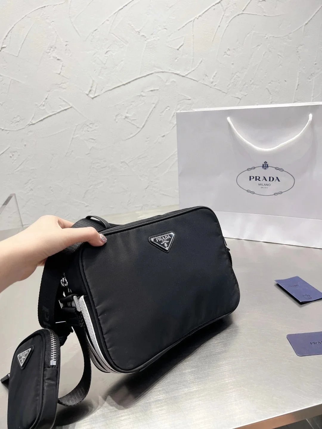 Prada Three Stripe Camera Bag photo 6