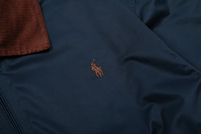 Polo Ralph Lauren Jackets Zip-Front Jacket with Corduroy Collar and Plaid Lining product detail image 17