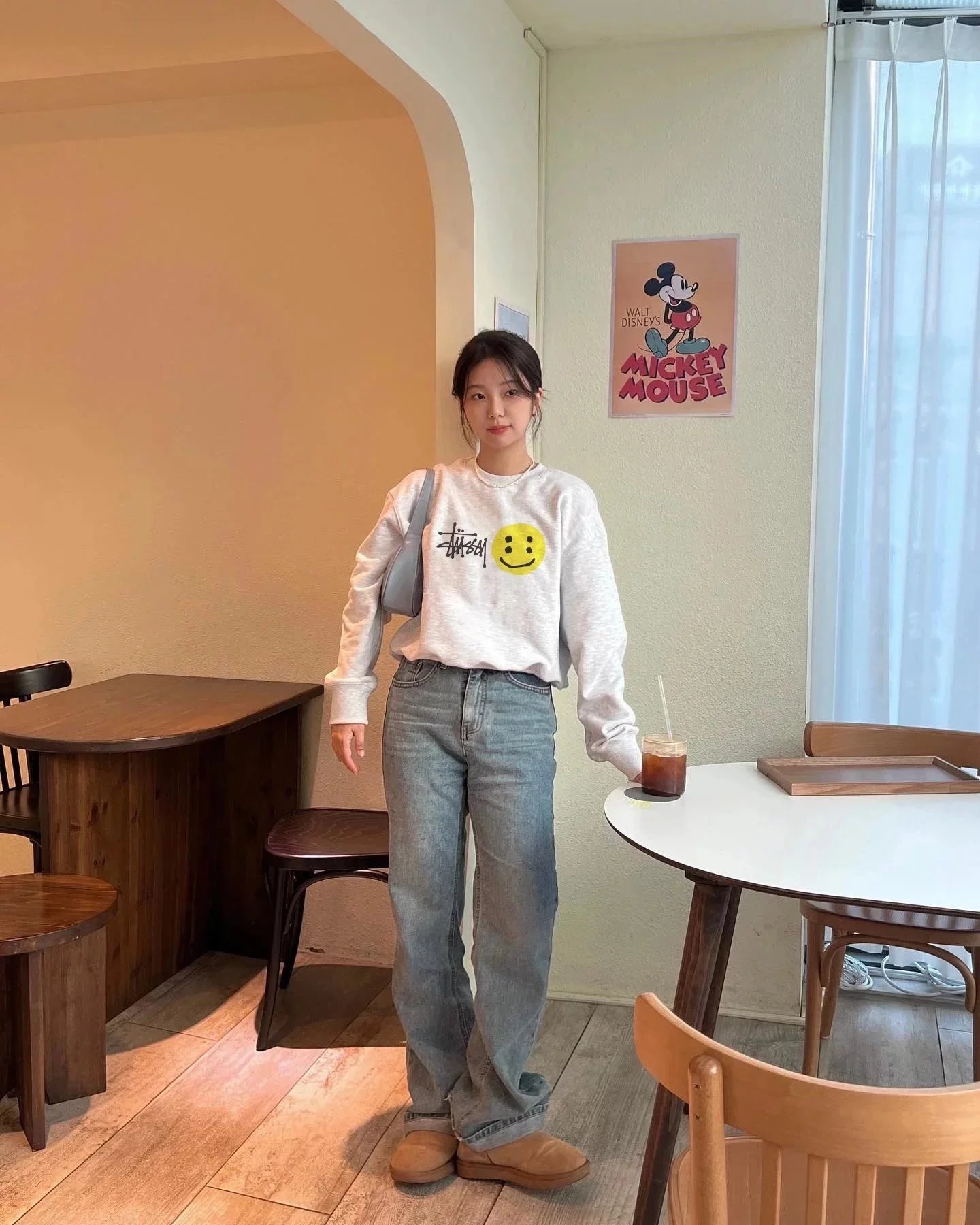 Stussy Landing LS Smiley Letter Hoodie photo 7