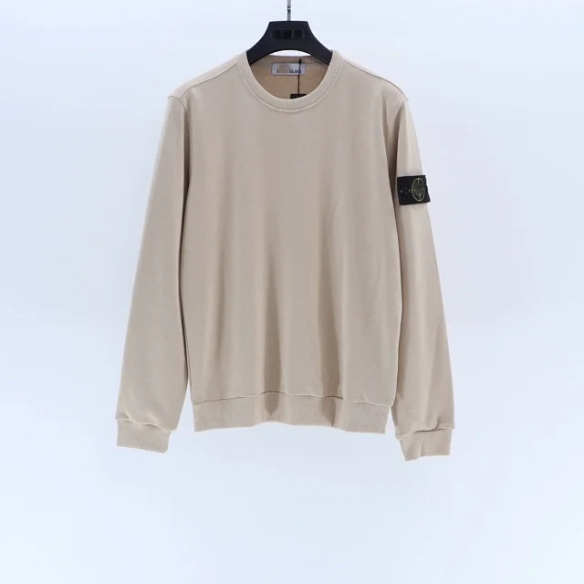 Stone Island Hoodies & Sweatshirts Crewneck sweatshirt with compass sleeve badge product detail image 10