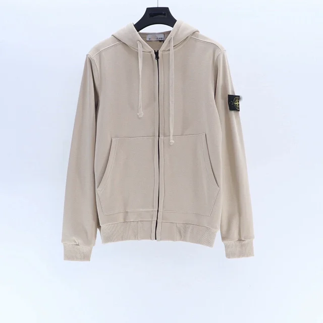 Stone Island Hoodies & Sweatshirts Crewneck sweatshirt with compass sleeve badge product detail image 15
