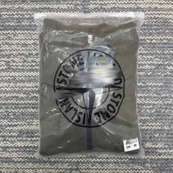 Stone Island Zip-Up Hoodie Mint Green Hoodie - 14