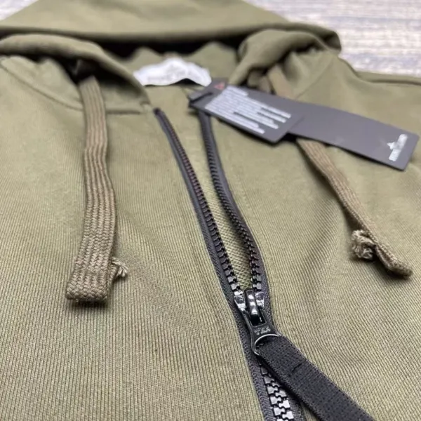 Stone Island Zip-Up Hoodie Mint Green Hoodie - 18
