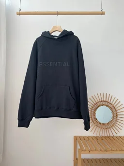 thumbnail for Reflective letter logo laminated hooded sweatshirt